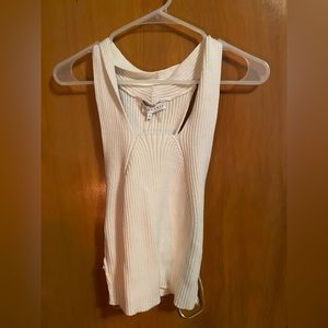 Endless rose large brand new with tags cross cross front tank light cream